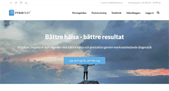 Desktop Screenshot of fysiotest.se