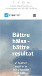 Mobile Screenshot of fysiotest.se